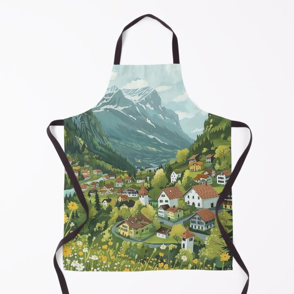 Item preview, Switzerland Digital Illustration designed and sold by ComicsFactory.