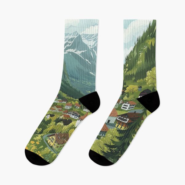 Item preview, Switzerland Digital Illustration designed and sold by ComicsFactory.