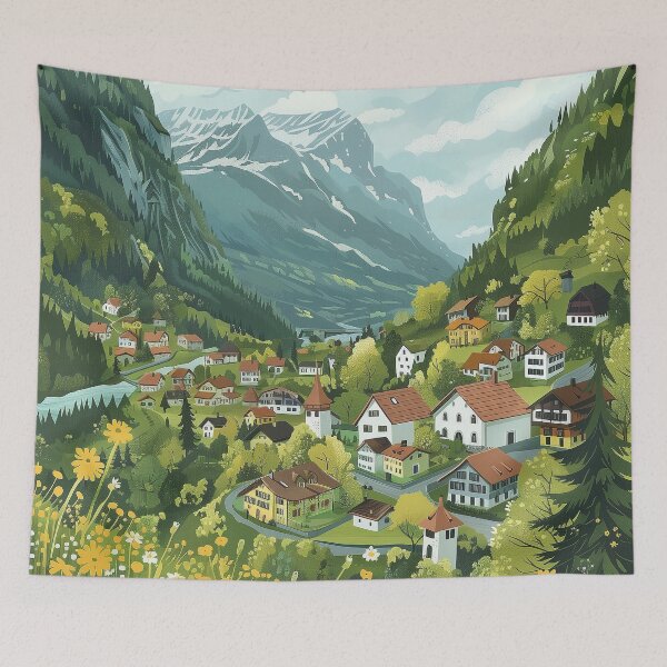 Artikelvorschau, Schweiz Digitale Illustration entworfen und verkauft von ComicsFactory.