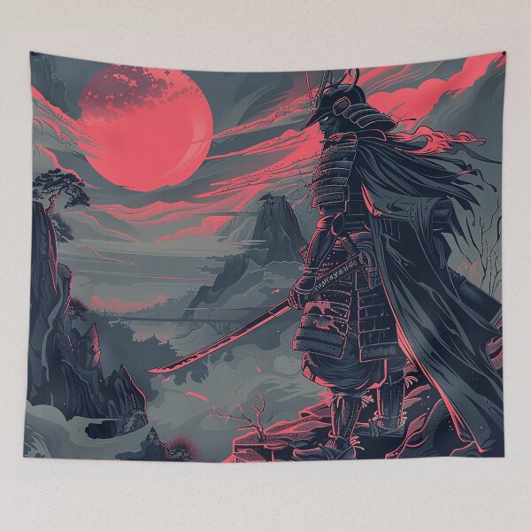 Item preview, Samurai Illustration designed and sold by nomiraclehere.