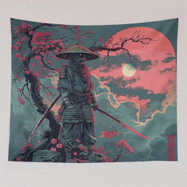 Item preview, Samurai Illustration designed and sold by nomiraclehere.