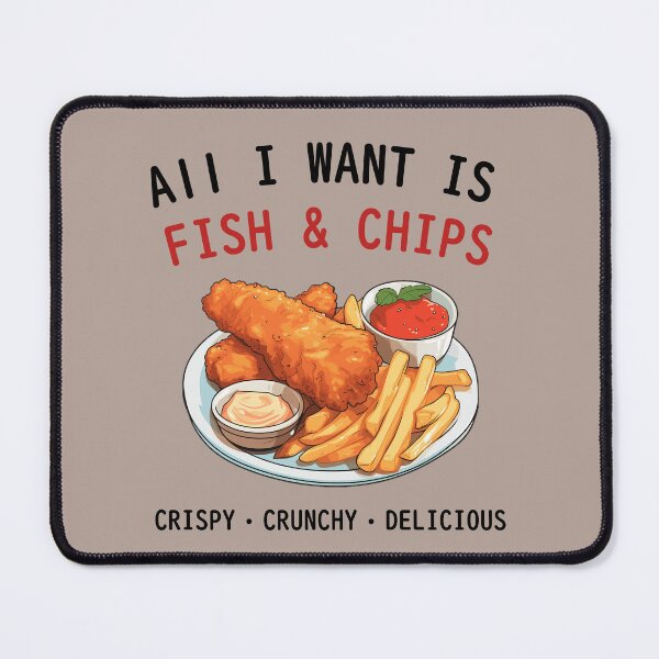 Item preview, All I want is Fish and Chips designed and sold by sakurashorty.