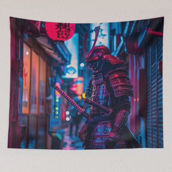 Item preview, Samurai Illustration designed and sold by nomiraclehere.
