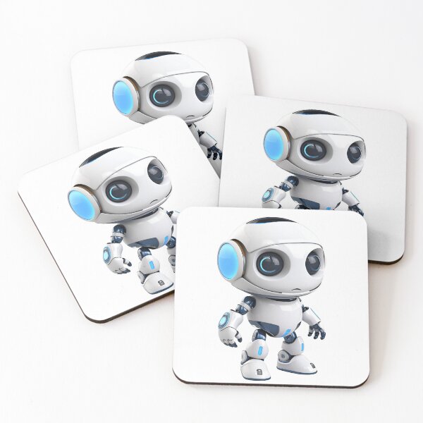 Item preview, 3D Cartoon AI Robot, Cute Robot, Robot Assistant, Logo, Sticker, Wall arts, Art Prints and More designed and sold by Kevin Lou.