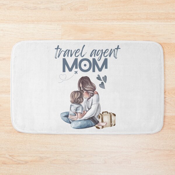 Item preview, Travel Agent Mom Graphic, Mother and Child designed and sold by boujeedrpc.