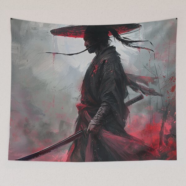 Item preview, Samurai Illustration designed and sold by nomiraclehere.