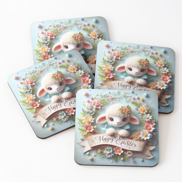 Item preview, Happy Easter Cute Lamb designed and sold by Simplybe1.