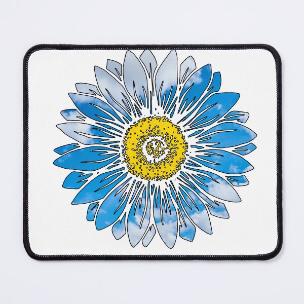 Item preview, Blue and yellow Flower-Shaped Design designed and sold by designlee.