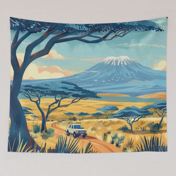 Item preview, Tanzania Digital Illustration designed and sold by ComicsFactory.
