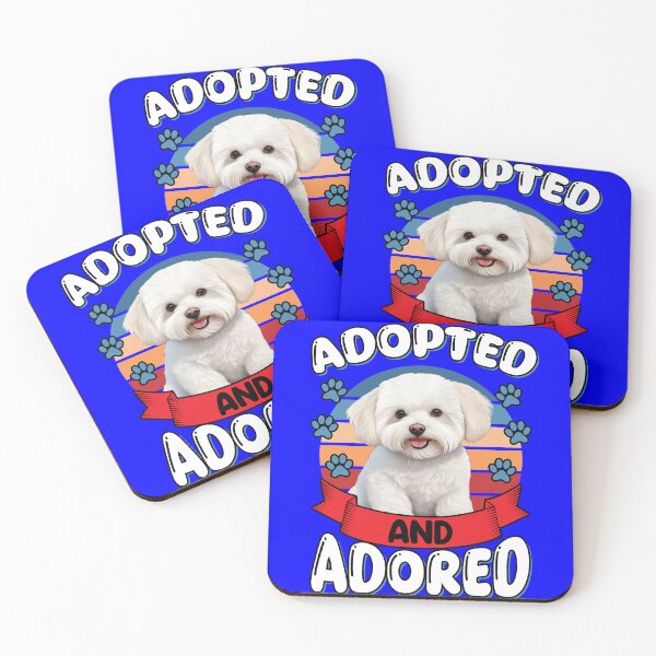 Item preview, Bichon Frise Dog Adopted And Adored designed and sold by fantasticdesign.