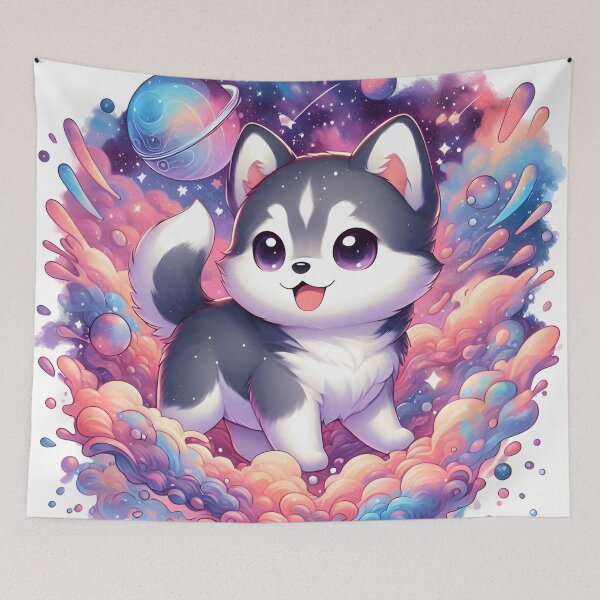 Item preview, Chibi Husky In Space designed and sold by RubisLeaf.