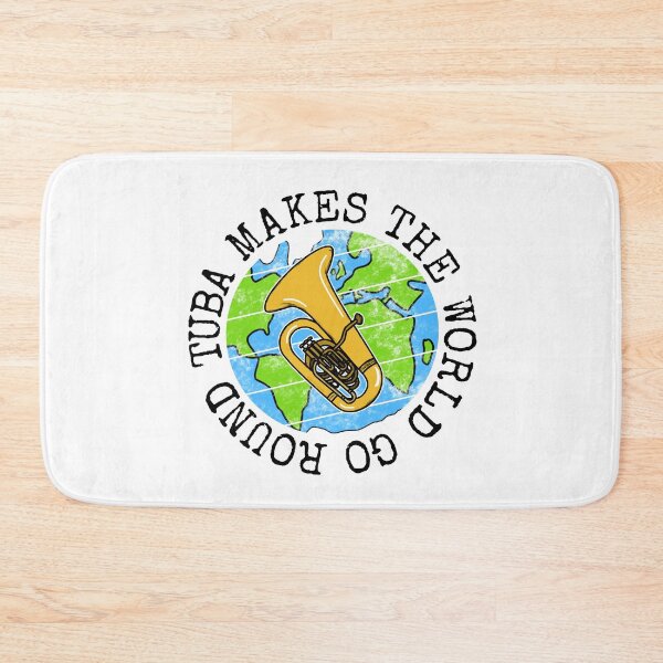 Item preview, Tuba Makes The World Go Round, Tubaist Earth Day designed and sold by doodlerob.