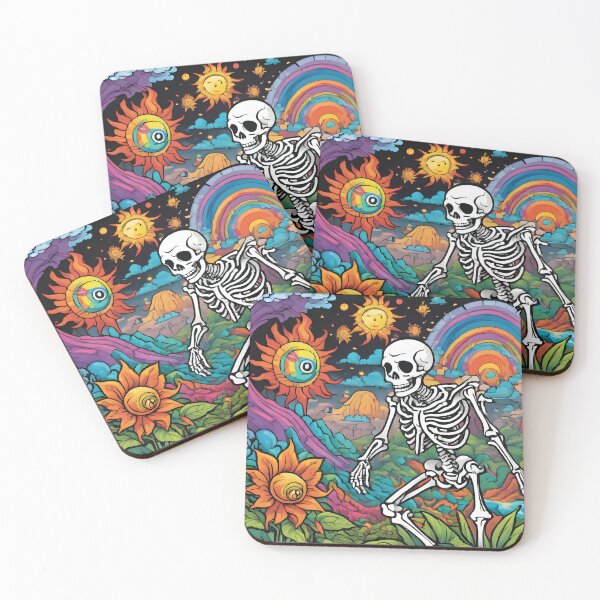 Item preview, Rainbow Skeleton Paradise designed and sold by Ashley's Art Shoppe.