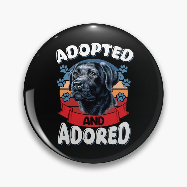 Artikelvorschau, Der Besitzer eines schwarzen Labrador-Hundes wurde adoptiert und verehrt entworfen und verkauft von fantasticdesign.