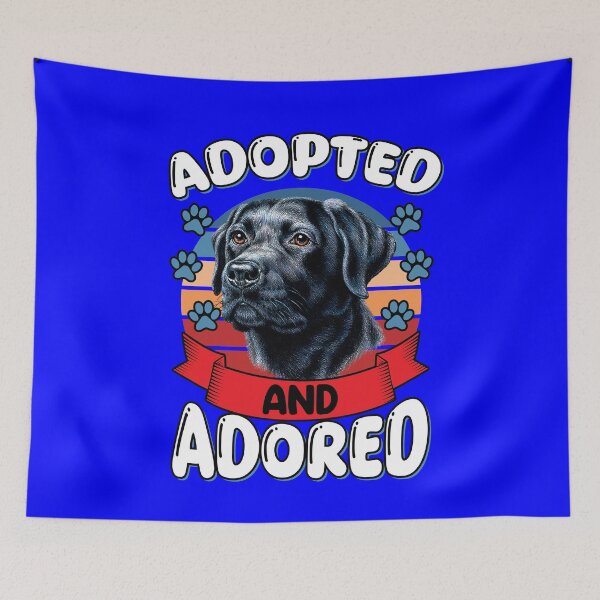 Artikelvorschau, Der Besitzer eines schwarzen Labrador-Hundes wurde adoptiert und verehrt entworfen und verkauft von fantasticdesign.