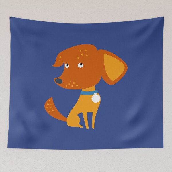 Item preview, Cartoon cute funny dog designed and sold by kavalenkavart.