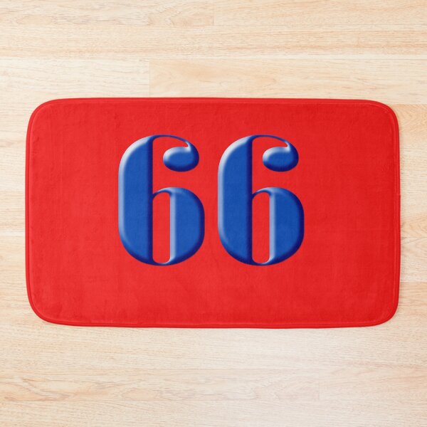 Item preview, NUMBER 66 IN BLUE COLOR designed and sold by solgel47.