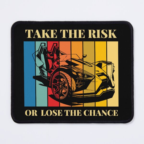 Item preview, Inspirational Slingshot Sports Car Take The Risk or Lose The Chance Graphic designed and sold by boujeedrpc.