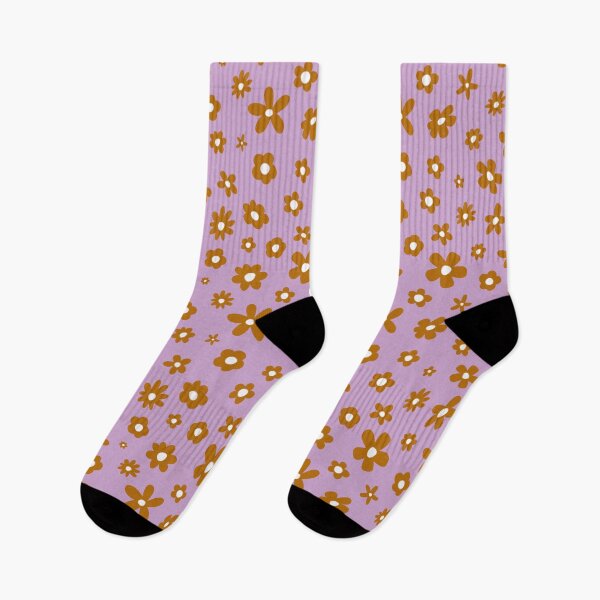 Item preview, Retro Florales Bronceado y Lavanda designed and sold by AllyDesignNZ.