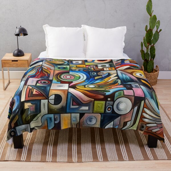 Item preview, Rhythmic Abstraction A Melodic Symphony of Geometric Forms designed and sold by ArtComixHaven.