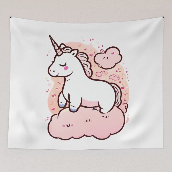 Item preview, Fatty Unicorn Scribble designed and sold by LKozerski.