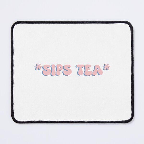 Item preview, Sips tea pink and blue designed and sold by TheEclecticKat.