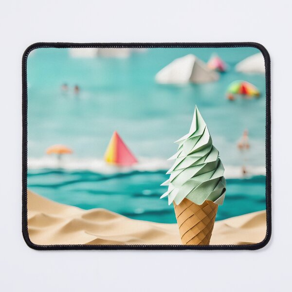 Item preview, Origami Art - Seaside Scoops: Indulging in Ice Cream designed and sold by ArtfulFolds.