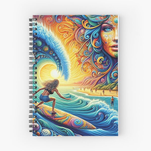 Item preview, Surfer Girl spiritual Sky designed and sold by bunnyboiler.