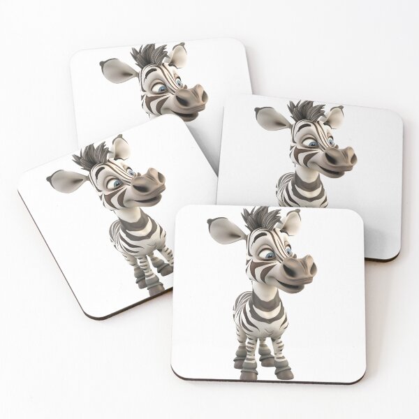 Item preview, 3D Cartoon Zebra, Logo, Sticker, Wall arts, Art Prints and More designed and sold by Kevin Lou.
