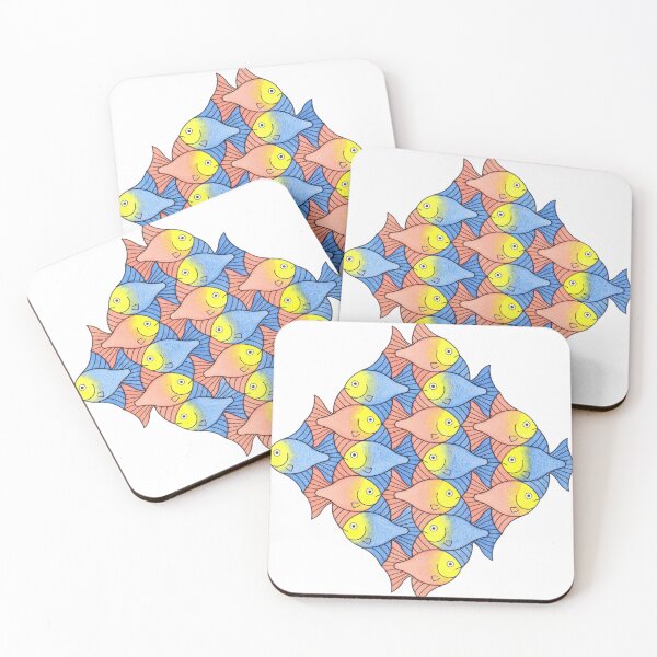 Item preview, Fish Tessellation designed and sold by tessellationfan.