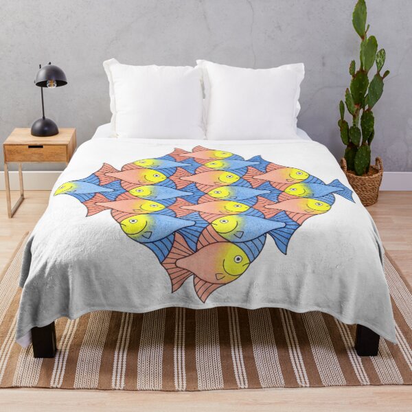 Item preview, Fish Tessellation designed and sold by tessellationfan.
