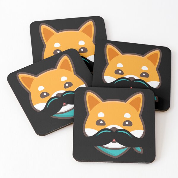 Item preview, Stash Inu Head on Black designed and sold by LionBrew.