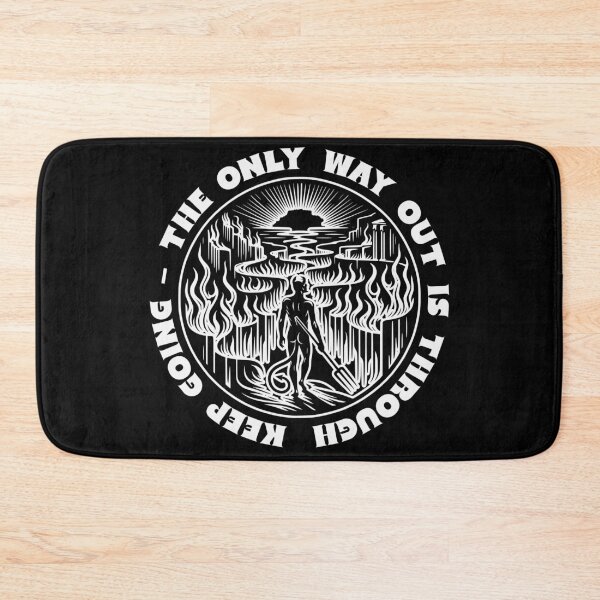 Item preview, KEEP GOING - The only way out is through designed and sold by JoksterHaven.