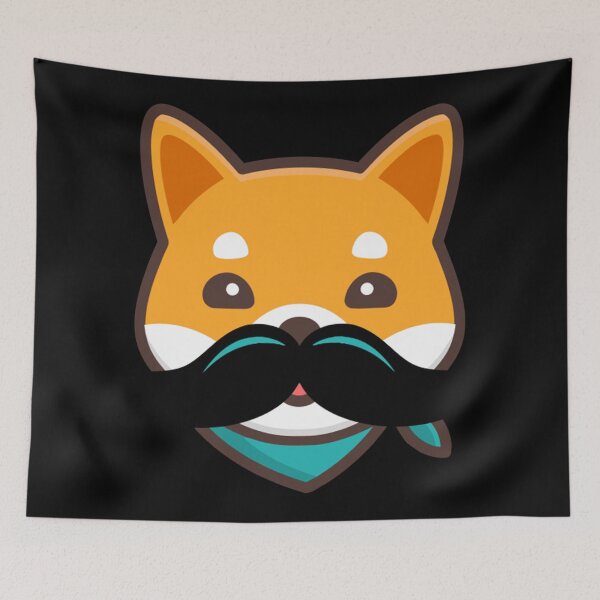 Item preview, Pocket Stash Inu Head on Black designed and sold by LionBrew.