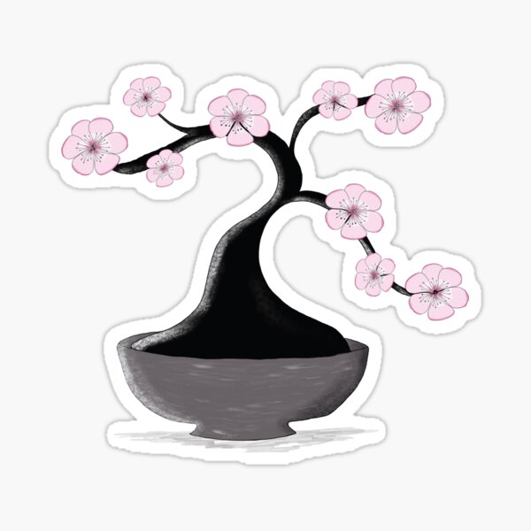 Kirschblüten-Bonsai Sticker
