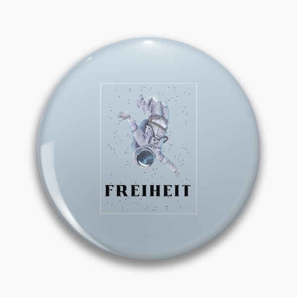 Item preview, Freiheit | Astronaut Illustration | Pastel Blue Background designed and sold by RM-Journey.