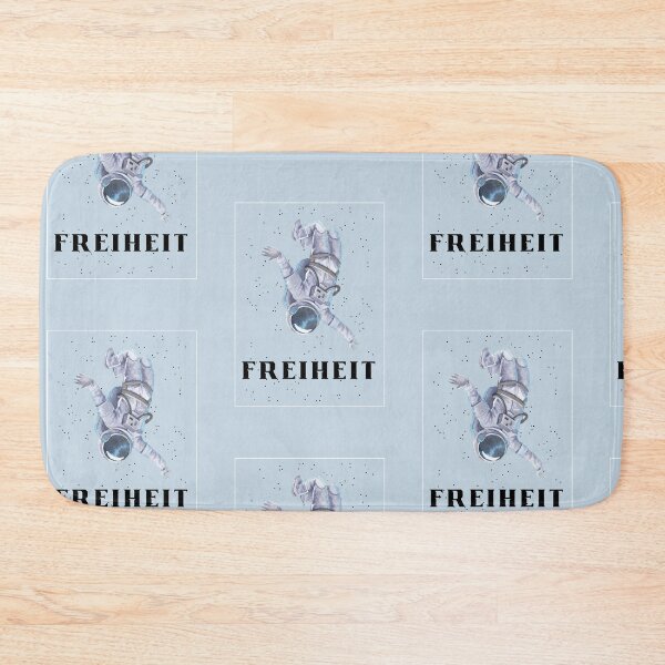 Item preview, Freiheit | Astronaut Illustration | Pastel Blue Background designed and sold by RM-Journey.