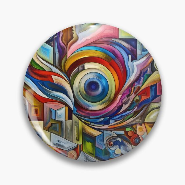 Item preview, Abstract Whirlwind Evocative Swirls in a Geometric Wonderland designed and sold by ArtComixHaven.