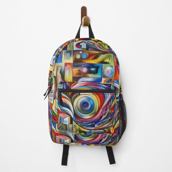 Item preview, Abstract Whirlwind Evocative Swirls in a Geometric Wonderland designed and sold by ArtComixHaven.