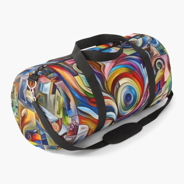 Item preview, Abstract Whirlwind Evocative Swirls in a Geometric Wonderland designed and sold by ArtComixHaven.