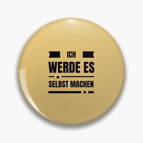 Item preview, Ich werde es selbst machen | Yellow Background designed and sold by RM-Journey.