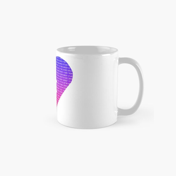 Pi Heart Classic Mug