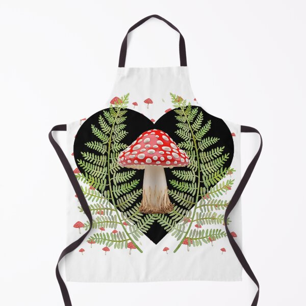 Item preview, Fly Agaric Amanita Muscaria toadstool and Ferns designed and sold by WildWoodlandWitch.
