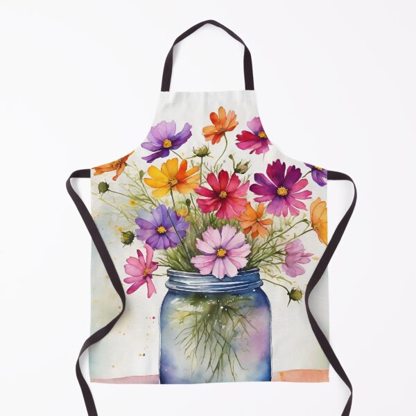 Item preview, A jar of blooms cosmos flowers designed and sold by NingningS.