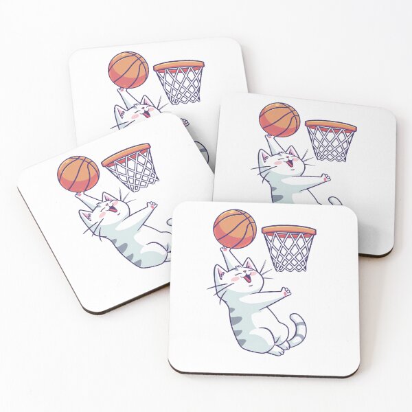 Item preview, Basketball Cat Dunking designed and sold by Crinkl.