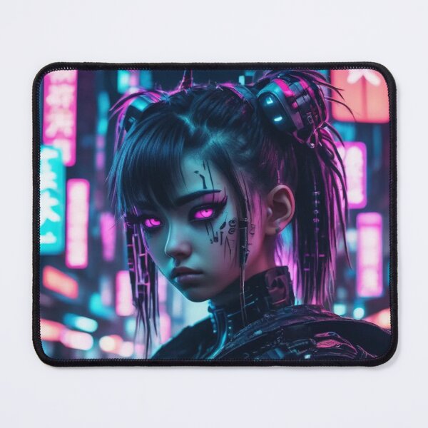 Item preview, Kawaii Cyberpunk Girl, Portrait, Poster Art designed and sold by Burn-Ego.