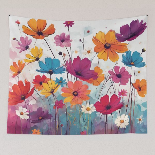 Item preview, Cosmos flower blooms designed and sold by NingningS.