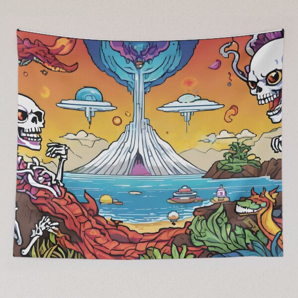Item preview, Alien Skeleton Paradise designed and sold by Ashley's Art Shoppe.