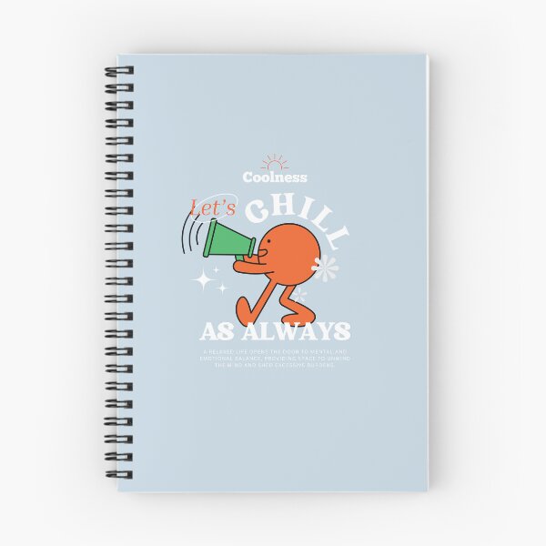 Item preview, Let’s Chill As Always | Pastel Blue Background designed and sold by RM-Journey.
