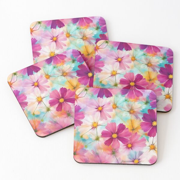 Item preview, Cosmos flowers seamless pattern designed and sold by NingningS.